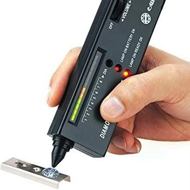 Portable Jewelry Diamond Tester Selector II V2 Gemstone Platform Electronic Jeweler LED Tool test Pen for Jewelry Jade Gemstone