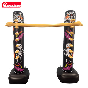 Barre de saut en hauteur gonflable Samebust, PVC, lumineuse, pour Halloween, jeu de fête en extérieur ou en intérieur, pour enfants et adultes, unisexe - Product Image 4