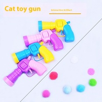 Jouet en peluche de pistolet de lanceur silencieux de jouet de chat interactif populaire pour le plastique d'appareil ménager résistant aux rayures de soulagement d'ennui