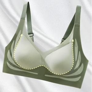 Sujetador de sección delgada con efecto push-up, antideslizante, sexy, para mujer, con espalda hermosa, sin costuras, sin aros, ropa interior de moda. - Product Image 6