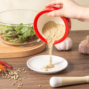 Bol à moudre en céramique de Chaozhou, rouge, petit, en forme de gourde, sans BPA, pour aliments pour bébés, mortier avec pilon, 0-12 mois - Product Image 4