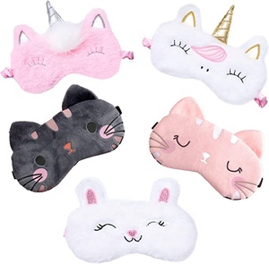 Mascarilla <span class=keywords><strong>para</strong></span> <span class=keywords><strong>dormir</strong></span> con dibujos animados, suave, gato, <span class=keywords><strong>unicornio</strong></span>, oveja, personalizada, <span class=keywords><strong>para</strong></span> niños y niñas, con forma <span class=keywords><strong>de</strong></span> animal, <span class=keywords><strong>de</strong></span> felpa - Product Image 1