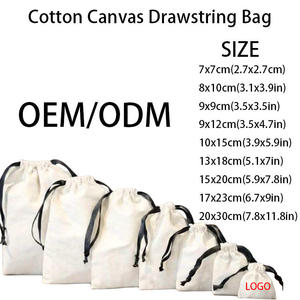 Pochette promotionnelle en toile de coton écologique avec cordon de serrage et ouverture supérieure, personnalisable avec logo imprimé, pour bijoux et cadeaux, vente en gros - Product Image 2