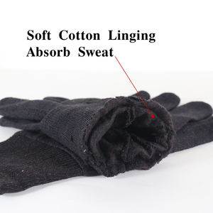 PRI Amostra Grátis Preto Suor Suave e Confortável Algodão Forro DDP/<span class=keywords><strong>FOB</strong></span> Logística para Yard Work Jardinagem Luvas - Product Image 3