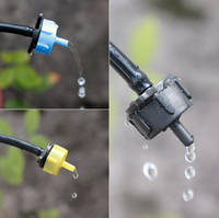 Goutteur anti-colmatage écologique en PP de petite taille à compensation de pression pour système d'irrigation goutte à goutte des fermes, vergers et légumes (Dexin)