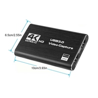 Captura de alta calidad Transmisión en vivo HDTV 4K HD USB 3,0 Tarjeta de captura de VIDEO 4K 60Hz para grabadora de transmisión en vivo