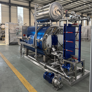 Sterilizzatore a Contropressione per Alimenti in Scatola, Attrezzatura di Sterilizzazione ad Alta Temperatura e Alta Pressione in Acciaio Inox 304 - Product Image 1