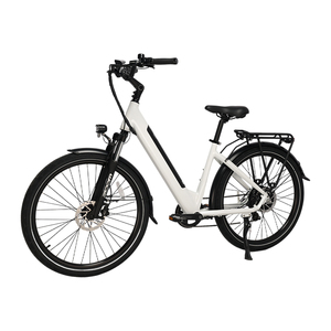 Bicicleta Urbana de 28 Pulgadas con Cuadro de Aluminio, Batería de Litio, 8 Velocidades, Largo Alcance, con Luces Traseras y Portaequipajes UrbanX-5 de Alta Velocidad - Product Image 4