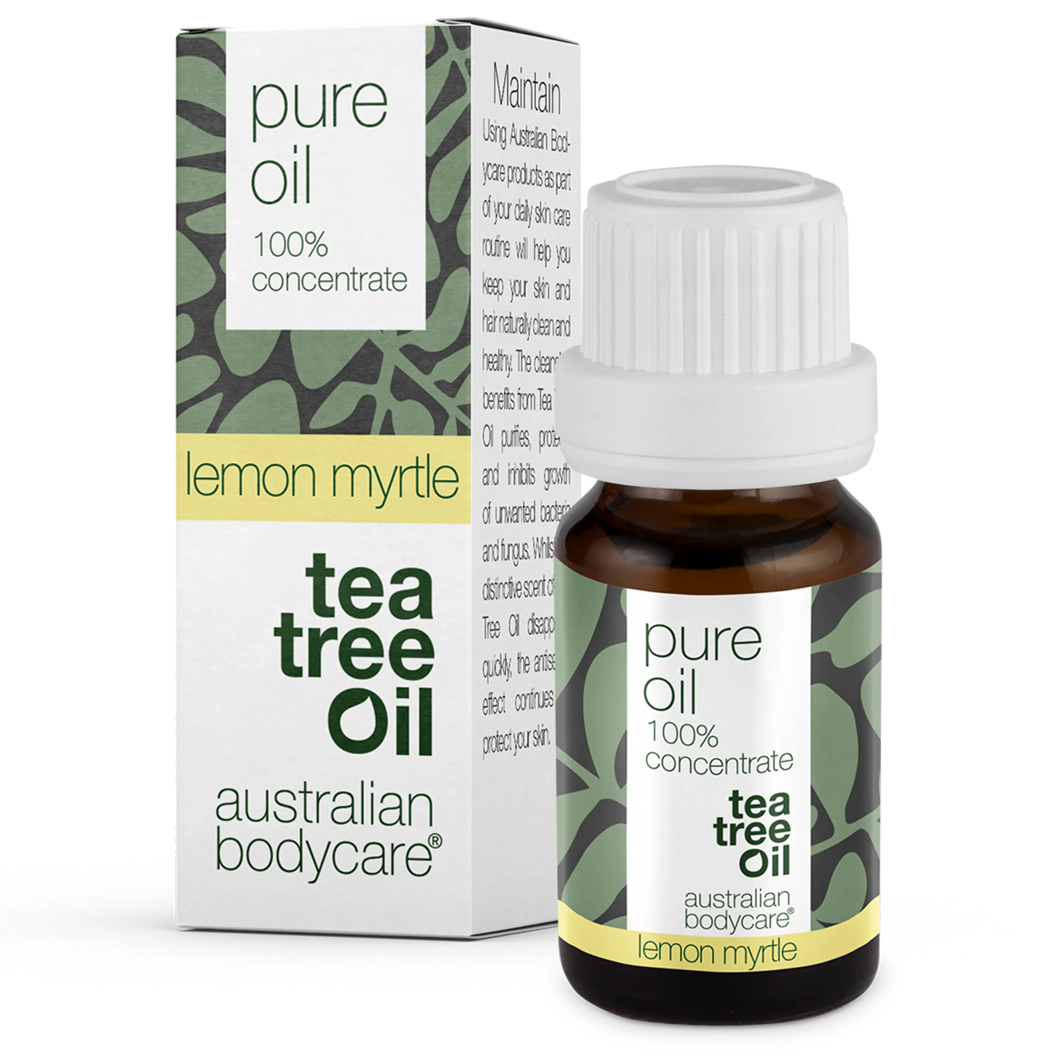 100% Pure Tea Tree Oil & Lemon 10ml. Tea Tree essential oil of Pharmaceutical Grade, antibacterial antiseptic. For skin problems