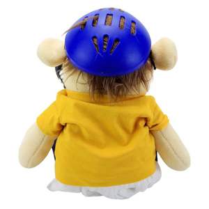 Schneller Versand 60cm große Jeffy Boy Handpuppe Kinder Soft Doll Talk Show Party Requisiten Weihnachten Plüschtiere Kinder Gi - Product Image 3