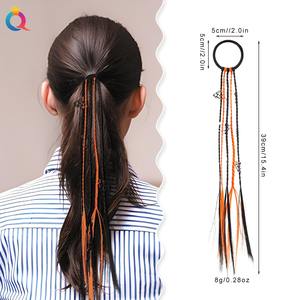 QIYUE Halloween capelli di zucca parrucca da donna per capelli accessori per capelli intrecciati fascia per capelli all'ingrosso - Product Image 3