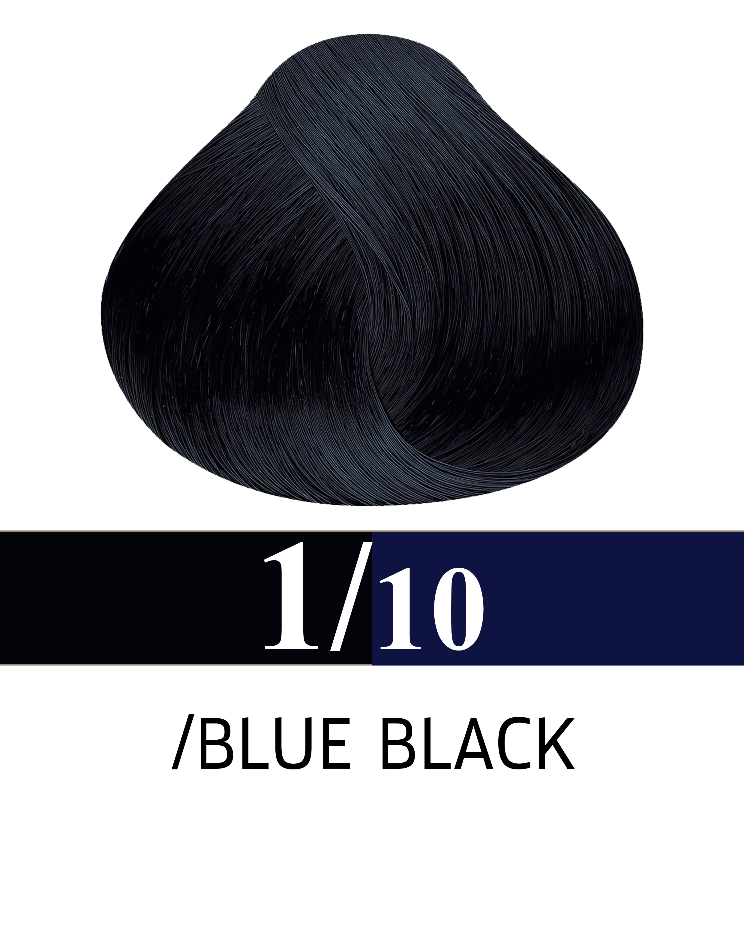 1/10 Bleu Noir