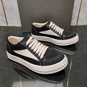 R0 2026 Calzado Masculino de Moda, Zapatos Casuales de Lujo de Caña Baja, Zapatos Deportivos Modernos <span class=keywords><strong>para</strong></span> Hombre, Negros con Cordones, Rickks - Product Image 1