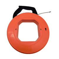 Tire-fil électrique rétractable en acier de haute qualité 25M 30M avec bobine et coque ABS pour câbles et fils