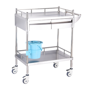 Chariot de traitement de chariot médical d'acier inoxydable d'urgence d'hôpital de vente chaude de nouveau style - Product Image 1