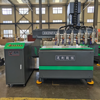 Système de routeur CNC populaire Xunke, routeur à refroidissement par eau, machine CNC pour le bois, machine CNC pour les portes en aluminium
