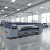 Imprimante hybride UV grand format, machine d'impression à rouleaux, impression numérique multifonctionnelle