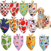 Groothandel Op Maat Bedrukte Driehoek Hond Sjaal Bandana Katoen Polyester In Meerdere Maten Pet Kleding Accessoire