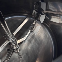 Réservoir de mélange chauffant au gaz de qualité alimentaire, réservoir pasteurisé pour sauce chili, sauce à l'ail