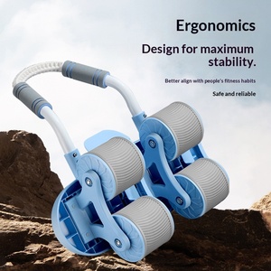 Rodillo Abdominal Inteligente de EVA, TPE y PP con Rebote Automático, Equipo de Gimnasio <span class=keywords><strong>en</strong></span> Casa <span class=keywords><strong>para</strong></span> Hombres, Dispositivo de Flexión con Soporte <span class=keywords><strong>para</strong></span> Codos - Product Image 4