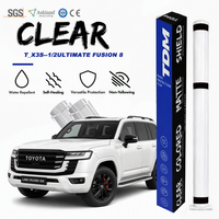Film de protection de peinture PPF en TPU nano-céramique 8MIL auto-réparant, hydrophobe et brillant pour carrosserie de voiture, compatible traceur