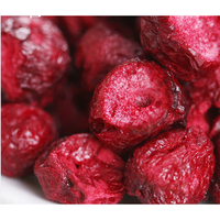 Gefreeze-dried zoete kersen in bulkverpakking, gesneden, geconserveerd, zure smaak, FD fruit, vergelijkbaar met Goji-vijgen, gedroogd voedsel