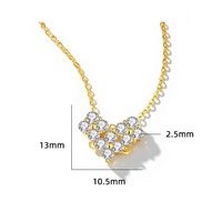 Collier flottant en moissanite GRA VVS micro-pavée 2,5 mm, forme cœur pixel créative et déformable, bijoux en argent 925 plaqué or