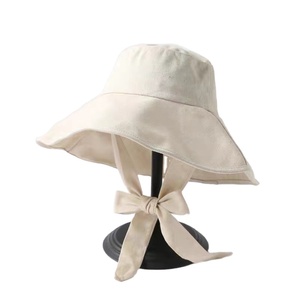Cappellino estivo Casual da <span class=keywords><strong>donna</strong></span> con visiera con Logo personalizzato alla moda ricamo 3D per la spiaggia e la pesca all'aperto - Product Image 1