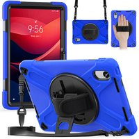 360 Rotation Armure Silicone Retour PC Housse pour Lenovo Tab M11 TB330FU TB331FC K11 Pad 11 2025 Support Support Heavy Duty Case