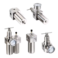 F.R.L Sr200 Acier inoxydable 316 Pièces pneumatiques Filtre-régulateur d'air Processeur d'air Régulateur de pression haute pression