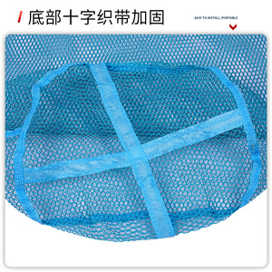 Bolsa para cebo de pesca de nailon plegable con estaca de aluminio para uso en exteriores - Product Image 5