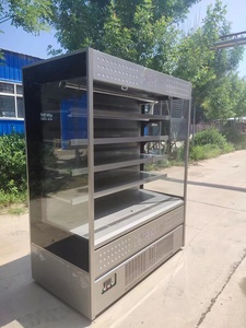 Mở máy làm lạnh không khí siêu thị mát hiển thị cửa kính hiển thị thương mại tủ lạnh phía trước CE - Product Image 2