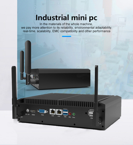Mini PC industrial sin ventilador montado en la pared/integrado, caja Nano de memoria de <span class=keywords><strong>video</strong></span> de 4GB para monitor - Product Image 6