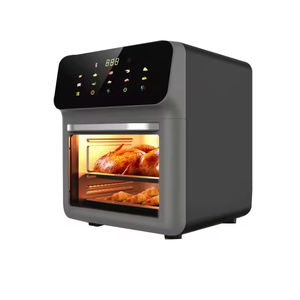 Four à air chaud numérique en acier inoxydable 1400W avec fenêtre visible, petit appareil de cuisine électrique pour usage domestique - Product Image 6