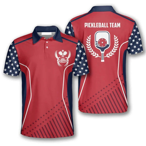 Pickleball Jersey personalizado impreso transpirable ropa deportiva de secado rápido para adultos unisex - Product Image 1