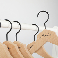 LINDON Cintres en bois personnalisés de haute qualité pour maillots de bain, bikinis et tenues de plage, pour présentation