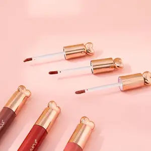 Lipgloss Großhandel Großhandel Eigenmarke individuelles Eigenmarkenpigment flüssiger Glanz und Futterglanz Großhandel lippenförmiger Lippenstift