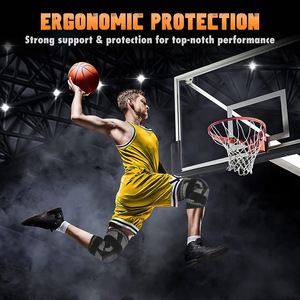 Cailoroni Knee Brace With Silicone Pad Support For Running Basketball Fitness Protection Adult Size Smlxl2xl3xl - Product Image 4