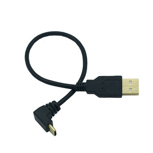 Type C 90 Degree Angle <b>Cable</b> Usb Am To Micro B Black <b>Charging</b> Adapter For1S - Product Image 1