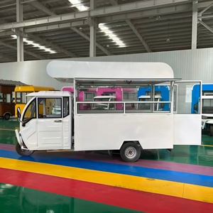 Vente Flash : Chariot de Restauration Mobile Électrique à 3 Roues, Idéal pour <span class=keywords><strong>Bonbons</strong></span> et Chips, Résistant à la Rouille, Capacité Personnalisable - Product Image 3