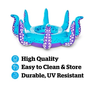Flotadores de Piscina Divertidos Personalizados en Oferta, Juguetes de PVC para Piscina o Playa de Verano, Flotador Inflable para Adultos |   Pulpo Azul - Product Image 3