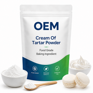 Crème de tartre en poudre de qualité alimentaire, stabilisateur de blanc d'œuf, ingrédient de pâtisserie, certifié HACCP ISO HALAL KOSHER, durée de conservation de 24 mois - Product Image 3