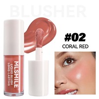 Fard à joues liquide très populaire pour illuminer et sublimer le visage, crème de contour et fard à paupières 6 couleurs en gros