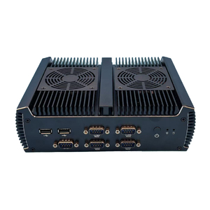 רשת כפולה משובצת 6 COM דור 12 ביצועים גבוהים מסגסוגת אלומיניום מאוורר כפול מארח תעשייתי - Product Image 1