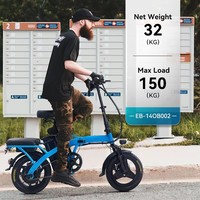 Cadre en alliage de magnésium-aluminium durable, vélo électrique pliable résistant à l'usure, vélo électrique à économie d'énergie pour les excursions en plein air