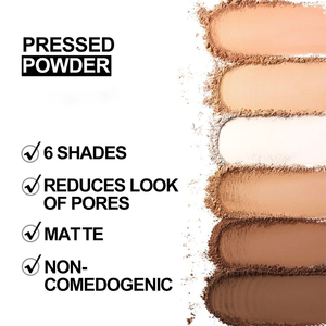 Factory Customization Private Label Setting Powder Vegan Oil Control 6 Shades All Skin Compact Powder for <strong>sheglam</strong> Makeup - Product Image 2