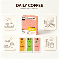 Upgrade uw dagelijkse zwarte koffie, Fruit C Americano suikervrij premium vitamine C vetvrije formule natuurlijke citrus aroma warm koud