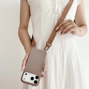 สายคล้องคอแบบไขว้ สายคล้องซิลิโคนแบบด้าน สำหรับ iPhone 17 16 15 14 Pro Max 11 12 13 XR <span class=keywords><strong>X</strong></span> XS 8 Plus SE เคสกันกระแทก - Product Image 2