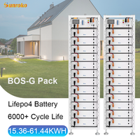 Batteries solaires haute tension Deye LFP 100Ah 51.2V 15Kwh 30Kwh 60Kwh 6000 cycles, montées sur rack, batterie Lifepo4