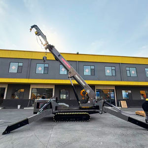 รถเครน Tonlita Crane RC ยอดนิยมในยุโรป ออสเตรเลีย เยอรมนี รถเครนตีนตะขาบ 16 ตัน SPYDERCRANE พร้อม Fly Jib  กระเช้าเคลื่อนที่สำหรับคนทำงาน รถเครนแบบ Spider Crane - Product Image 3